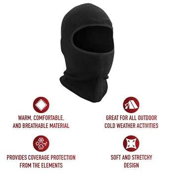 Amazon.com: 5580 POLAR FLEECE ONE HOLE BALACLAVA - Black
